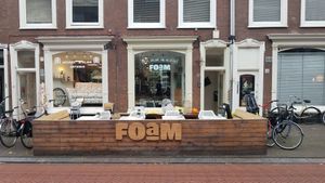 Outside at FOAM in The Hague
