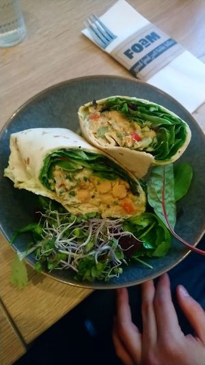 Tuna wrap at FOAM in The Hague