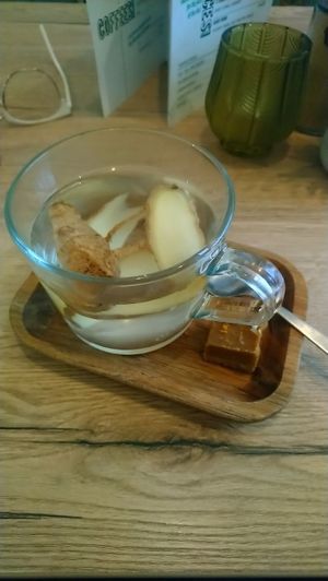 Ginger tea at FOAM in The Hague