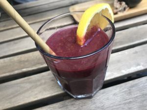 Berry smoothie  at FOAM in The Hague