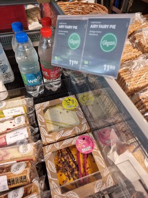 Vegan cakes at EkoPlaza - Kerkplein in The Hague