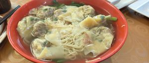 Must try! Super good! Wanton noodles.  at Fuyue Xianju Vegetarian Restaurant in Macau