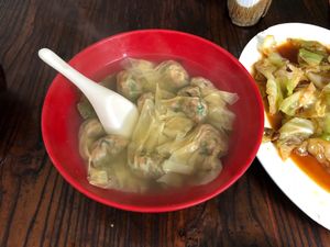 Wanton *highly recommended* at Fuyue Xianju Vegetarian Restaurant in Macau