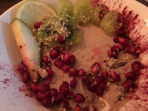 white chocolate dessert at The Bowl - Warschauer Str in Berlin