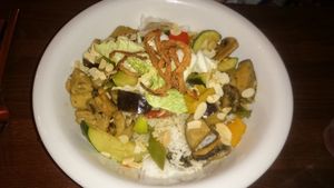 Green Curry bowl at The Bowl - Warschauer Str in Berlin