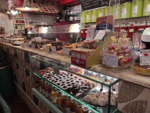 Vegan pastries at Sweet Irene in Bergamo