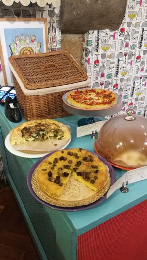 quiches and foccacias at Sweet Irene in Bergamo