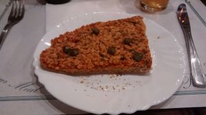 Pizza diabla at Cultura de club in Girona