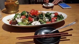 Salad with feta cheese at Slobbie in Seoul