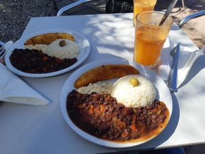 Vegan Brazilian Feijoada at Bar do Girassol in Amarante