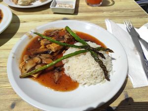 A-ma-zing sauce! at Bar do Girassol in Amarante