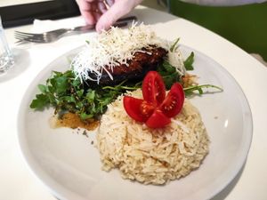 Cogumelos recheados com queijo at Bar do Girassol in Amarante