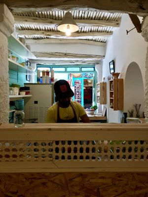 Fayssal at work  at Yoo in Essaouira