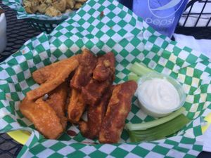 tofu fingers at Bean Vegan Cuisine in Asheville