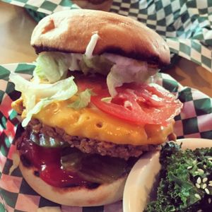 The King Burger at Bean Vegan Cuisine in Asheville