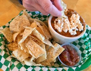 Queso appetizer at Bean Vegan Cuisine in Asheville