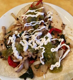 Jackfruit tacos at Bean Vegan Cuisine in Asheville