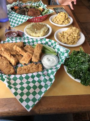 Mashed potatoes horrible. Mac and cheese tasted like only nutritional yeast and no other seasoning, fried tofu tastes like fried nothing. AVOID THIS PLACE IF YOU ENJOY FLAVORFUL.  at Bean Vegan Cuisine in Asheville