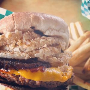 Cowboy Burger. 🤠  at Bean Vegan Cuisine in Asheville