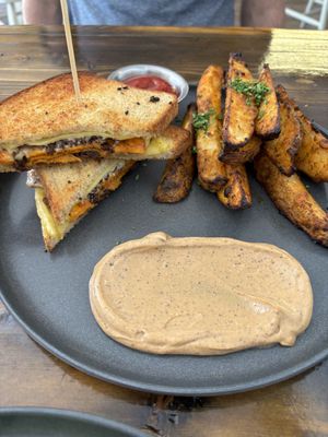 Sweet potato grilled cheese. Delicious.   at Shine Plant Based Kitchen in Orillia
