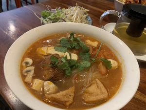 Noodle soup at Fina's 2 in Fitzroy