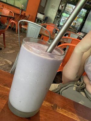 Purple sweet potato frappe   at Fina's 2 in Fitzroy