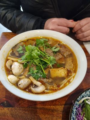 Spicy soup at Fina's 2 in Fitzroy