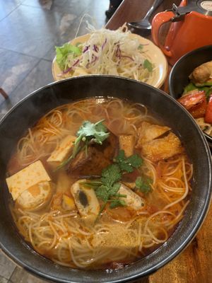 Crab noodle soup. Just ok    at Fina's 2 in Fitzroy