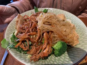 Dry noodles. Pretty good  at Fina's 2 in Fitzroy