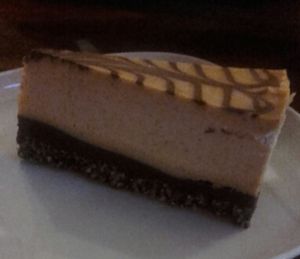 white chocolate and caramel cheesecake at Fina's 2 in Fitzroy