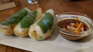 fresh rolls at Fina's 2 in Fitzroy