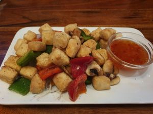 Salt and pepper tofu at Fina's 2 in Fitzroy