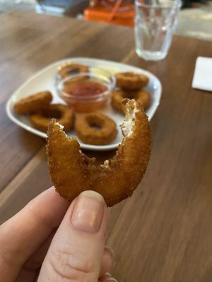 Tastiest not calamari ever!  at Fina's 2 in Fitzroy