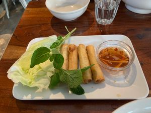 Spring rolls  at Fina's 2 in Fitzroy