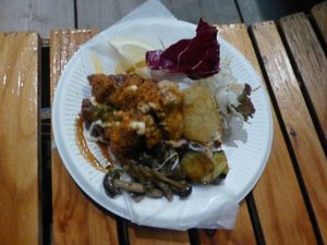 Food plate at Cori in Tokyo