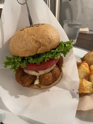 Tatsuta burger🍔🌱  at Cori in Tokyo