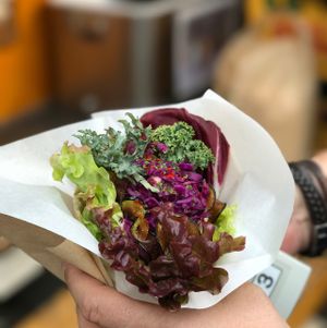 Falafel in pita at Cori in Tokyo