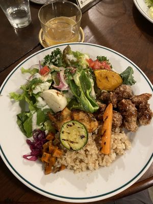 Karaage plate  at Cori in Tokyo