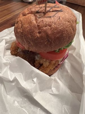 Soy cheese burger   at Cori in Tokyo