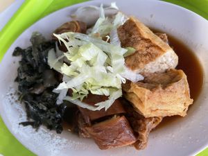 Today special Kuey Chap at Tian Yi 天一素食 in Northeast Singapore