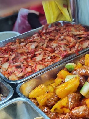 Char siew ~11/11/21 at Tian Yi 天一素食 in Northeast Singapore