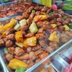 Sweet and sour pork ~11/11/21 at Tian Yi 天一素食 in Northeast Singapore