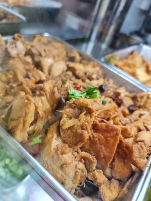 Braised beancurd ~11/11/21 at Tian Yi 天一素食 in Northeast Singapore
