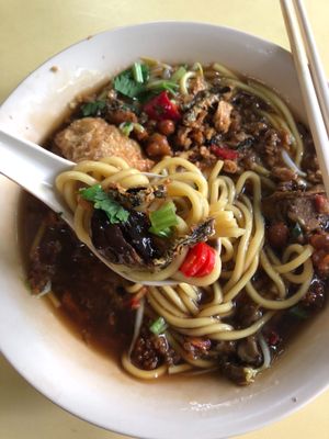 Lor mee at Tian Yi 天一素食 in Northeast Singapore