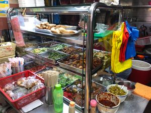 Vege selection at Tian Yi 天一素食 in Northeast Singapore