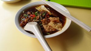 Lor Mee at Tian Yi 天一素食 in Northeast Singapore