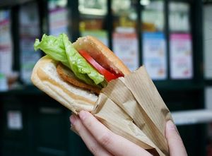 sandwich at Ting Ting Cafe in Macau