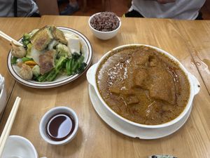 African chicken  at Sunflower Vegetarian - Gira-sol in Macau