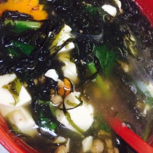 seaweed tofu soup at Thai Vegan 安泰來泰式素食 in Macau