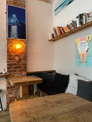 Cosy interior at Kaffee Stark in Hamburg